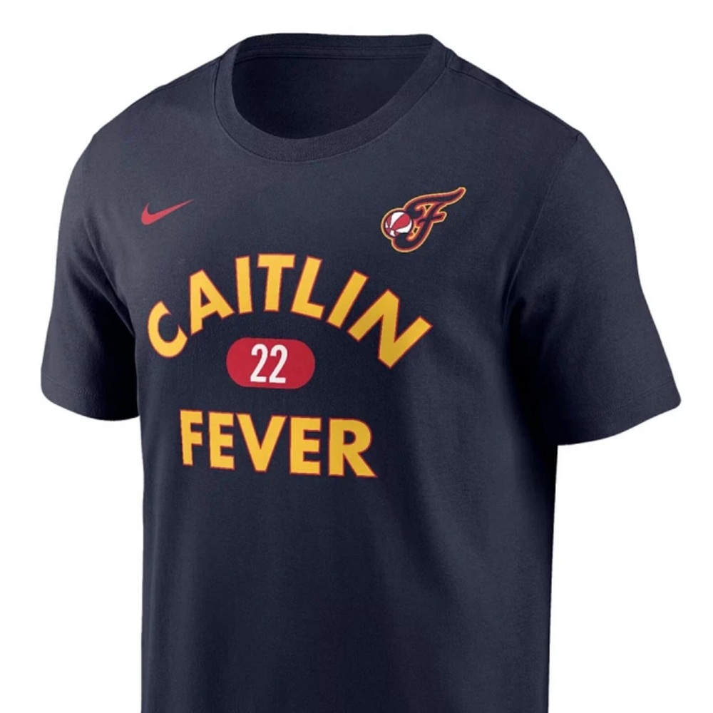 NWT WNBA CAITLIN CLARK / FEVER logo 
22 on front Navy Women’s LARGE $28 Deal!$28
